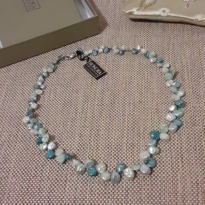 Cultured Petal Keshi Pearl Graduated 20" Necklace